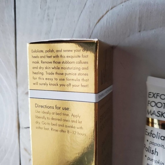 Whish Exfoliating Foot Mask Coconut Milk & Verbana 2.5 oz - Picture 3 of 5